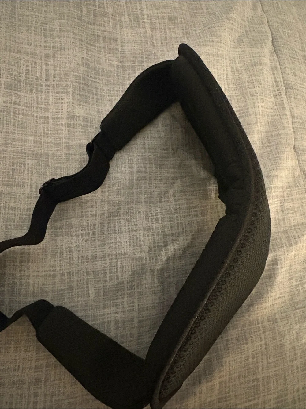Black Breathable Mesh Sleep Mask - Unbranded Comfort Eye Mask